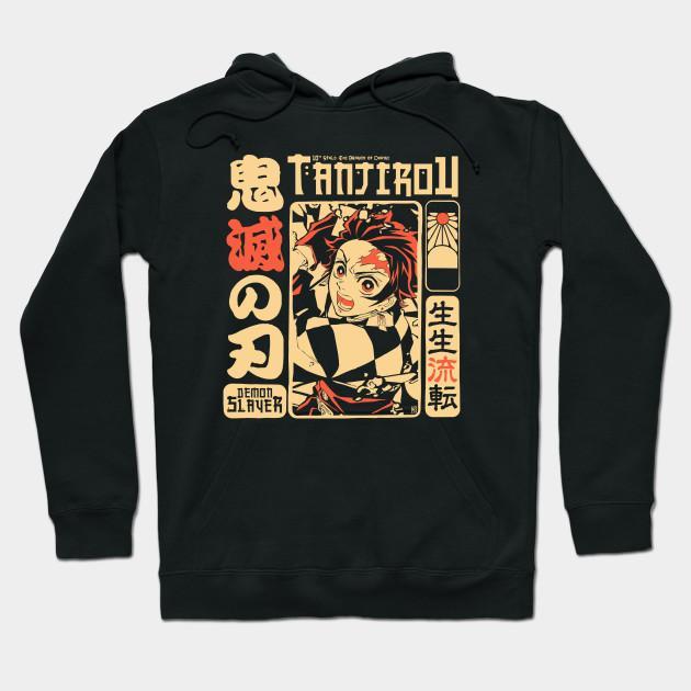 Tanjiro Kamado - Demon Slayer - Kimetsu No Yaiba Pullover Hoodie Sweatshirt V55