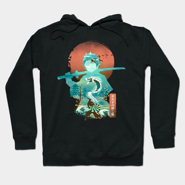 Tanjiro Kamado - Demon Slayer - Kimetsu No Yaiba Pullover Hoodie Sweatshirt V6