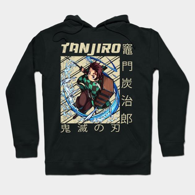 Tanjiro Kamado - Demon Slayer - Kimetsu No Yaiba Pullover Hoodie Sweatshirt V7