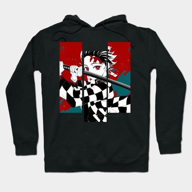 Tanjiro Kamado - Demon Slayer - Kimetsu No Yaiba Pullover Hoodie Sweatshirt V8