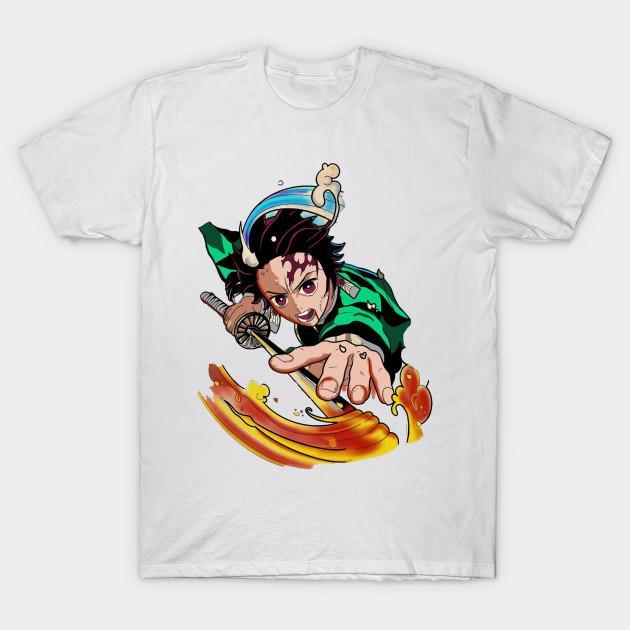 Tanjiro Kamado - Demon Slayer - Kimetsu No Yaiba T-Shirt V26