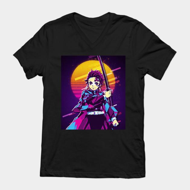 Tanjiro Kamado - Demon Slayer - Kimetsu No Yaiba T-Shirt V35 - Image 2