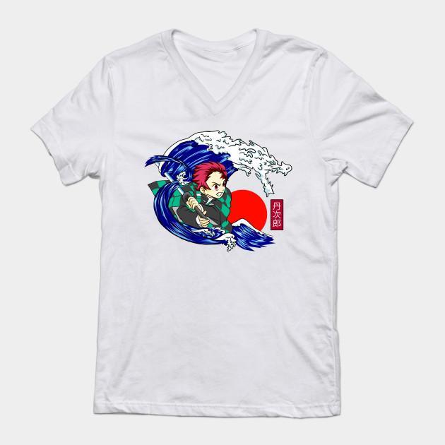 Tanjiro Kamado - Demon Slayer - Kimetsu No Yaiba T-Shirt V51 - Image 2