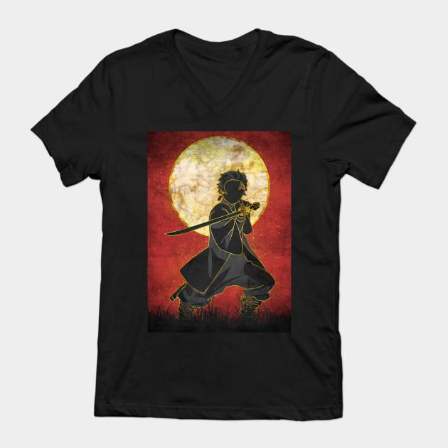 Tanjiro Kamado - Demon Slayer - Kimetsu No Yaiba T-Shirt V53 - Image 2
