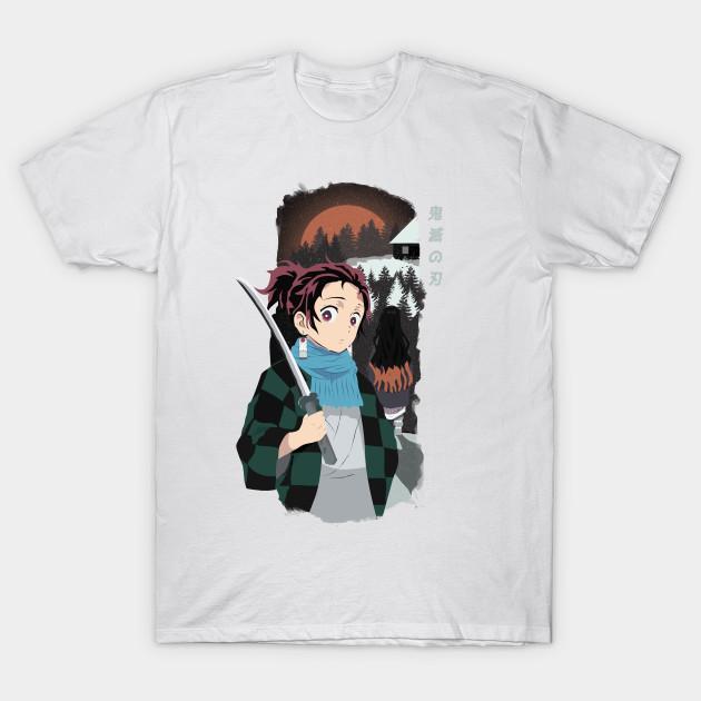Tanjiro Kamado - Demon Slayer - Kimetsu No Yaiba T-Shirt V63