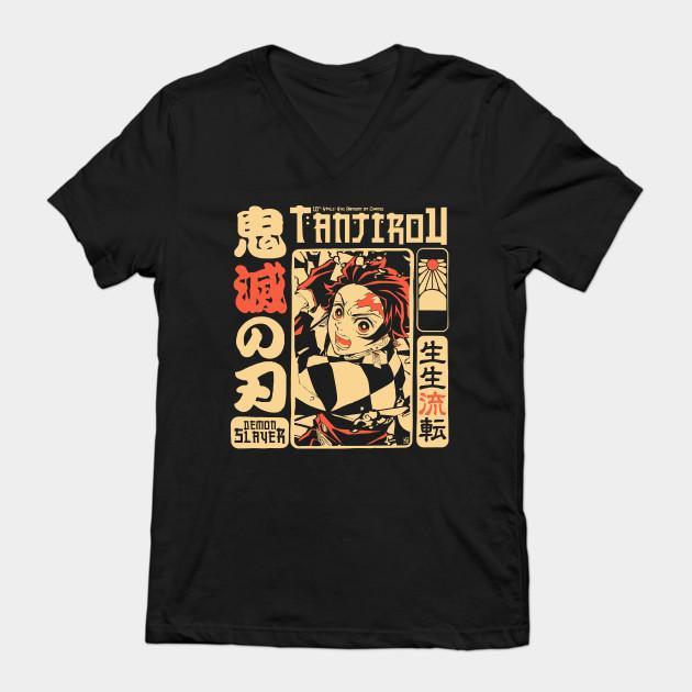 Tanjiro Kamado - Demon Slayer - Kimetsu No Yaiba T-Shirt V64 - Image 2