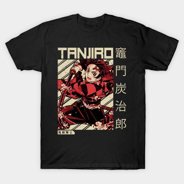 Tanjiro Kamado - Demon Slayer - Kimetsu No Yaiba T-Shirt V7