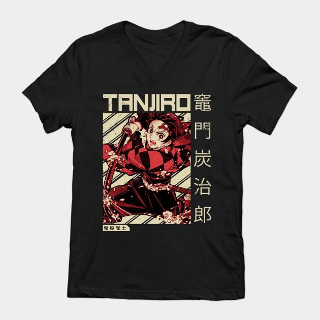 Tanjiro Kamado - Demon Slayer - Kimetsu No Yaiba T-Shirt V7 - Image 2