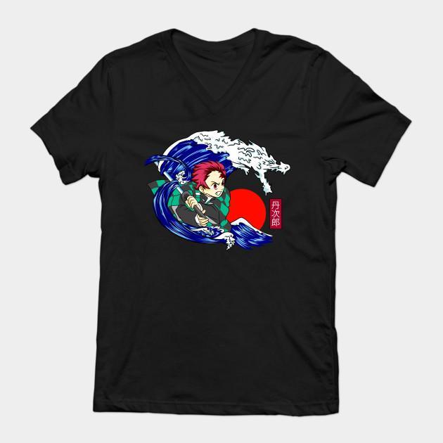Tanjiro Kamado - Demon Slayer - Kimetsu No Yaiba T-Shirt V73 - Image 2