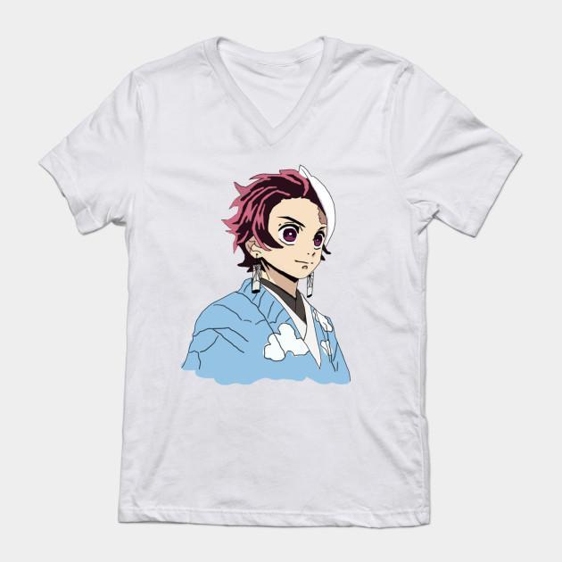 Tanjiro Kamado - Demon Slayer - Kimetsu No Yaiba T-Shirt V76 - Image 2