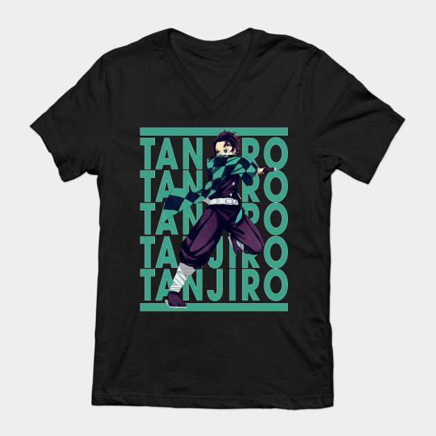 Tanjiro Kamado - Demon Slayer - Kimetsu No Yaiba T-Shirt V8 - Image 2