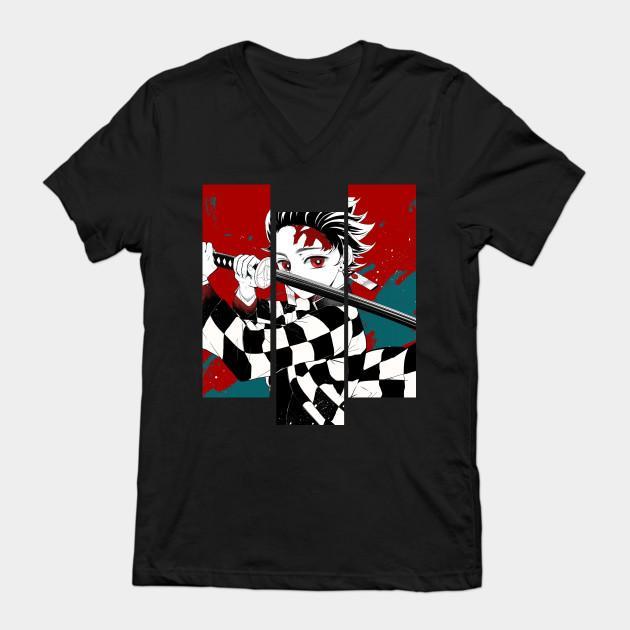 Tanjiro Kamado - Demon Slayer - Kimetsu No Yaiba T-Shirt V9 - Image 2