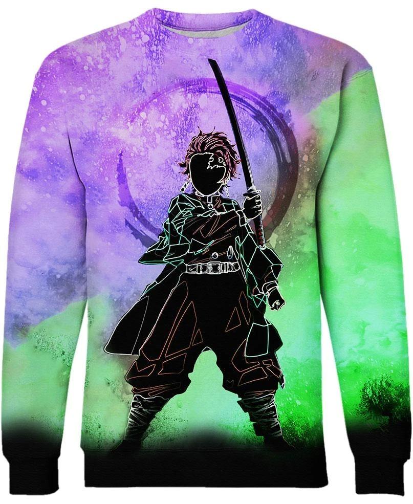 Tanjiro Kamado - Demon Slayer - Kimetsu No Yaiba3D Crewneck Sweatshirt V5