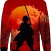 Tanjiro Kamado - Demon Slayer - Kimetsu No Yaiba3D Crewneck Sweatshirt V7
