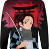 Tanjiro Kamado - Demon Slayer - Kimetsu No Yaiba3D Crewneck Sweatshirt V9