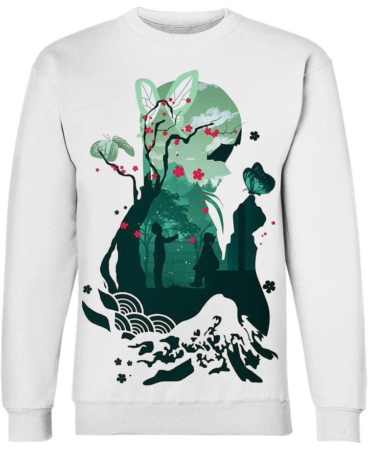 Tanjiro x Kanao - Demon Slayer - Kimetsu No Yaiba 3D Crewneck Sweatshirt V1