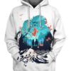 Tanjiro x Nezuko - Demon Slayer - Kimetsu No Yaiba 3D Pullover Hoodie V4