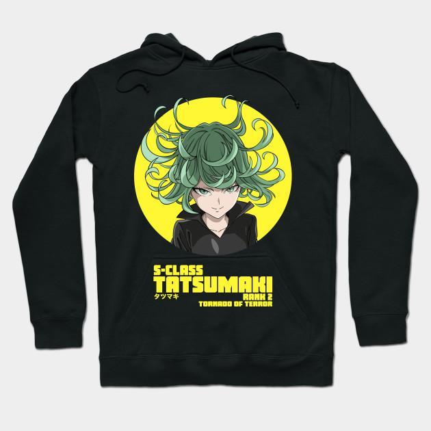 Tatsumaki Saitama - One Punch Man - Wanpanman Pullover Hoodie Sweatshirt V2