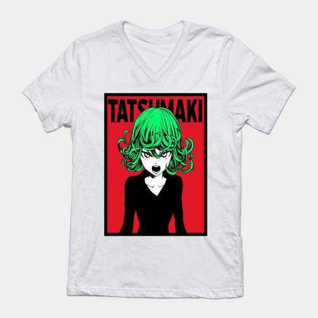 Tatsumaki Saitama - One Punch Man - Wanpanman T-Shirt V4 - Image 2