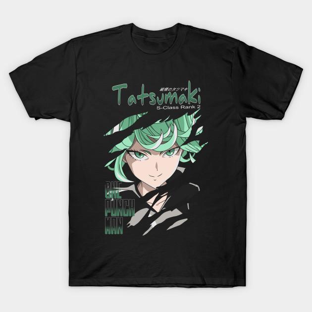 Tatsumaki Saitama - One Punch Man - Wanpanman T-Shirt V8