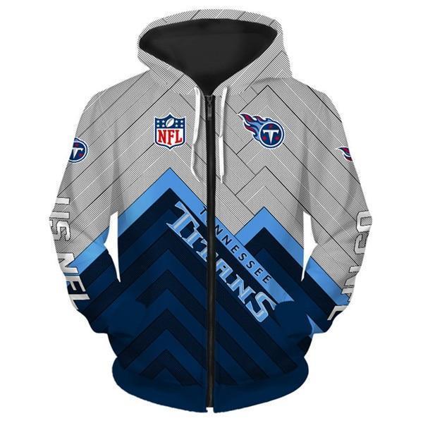 Tennessee Titans 3D Zipper Hoodie Jacket