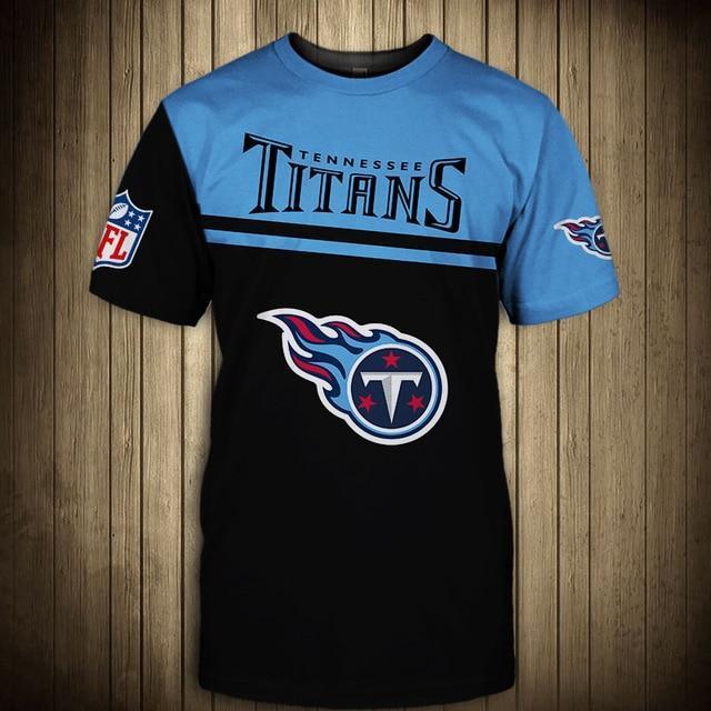 Tennessee Titans Difference Colors In Two Hands 3D T-Shirt