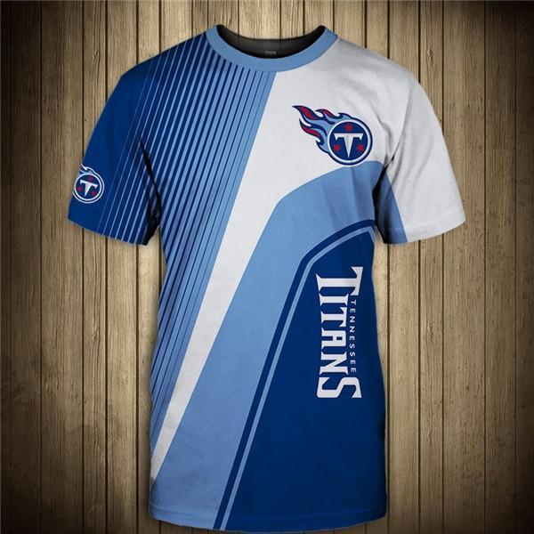 Tennessee Titans Stripe 3D T-Shirt
