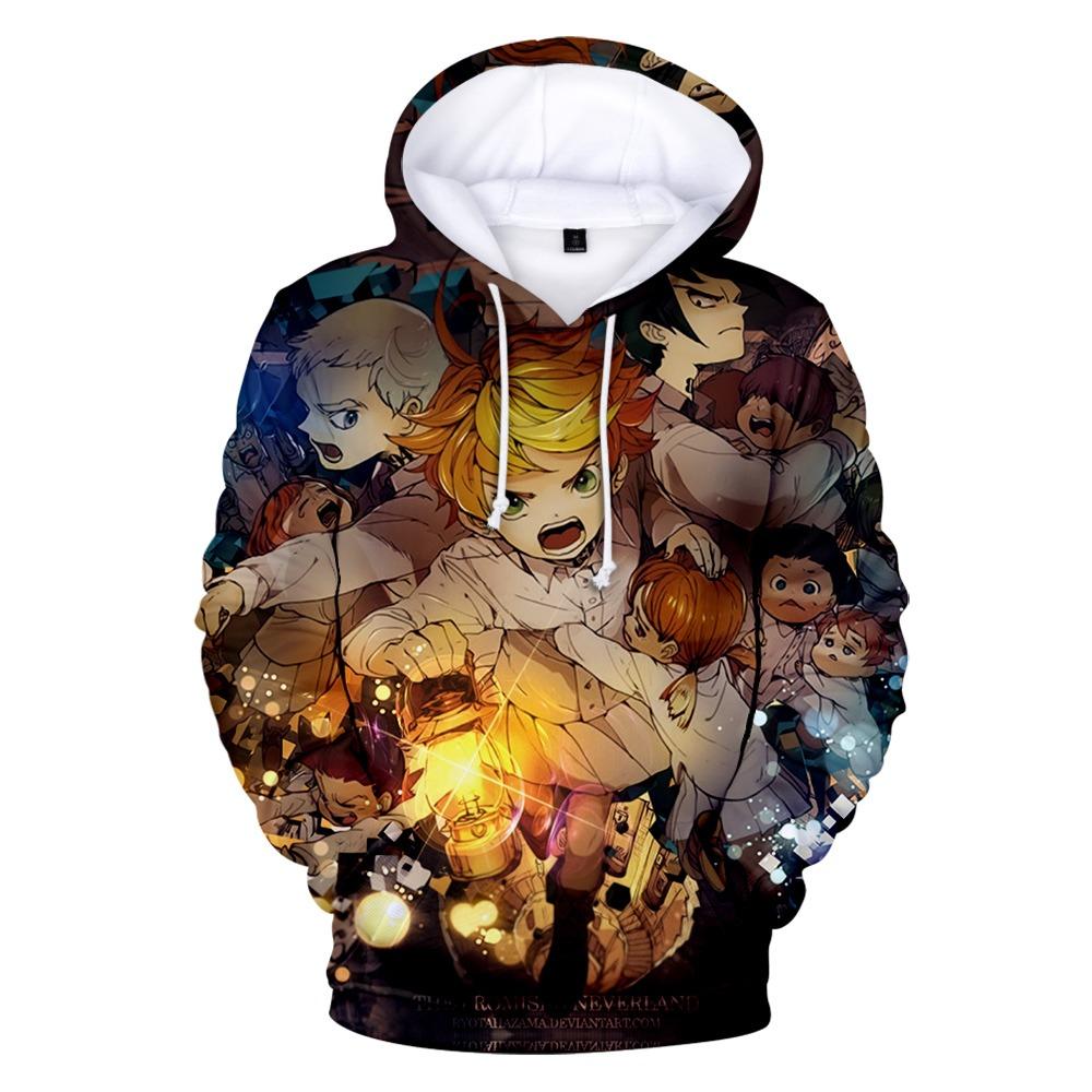 The Promised Neverland 3D Pullover Hoodie V5