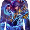 Tomioka Giyuu - Demon Slayer - Kimetsu No Yaiba 3D Crewneck Sweatshirt V1