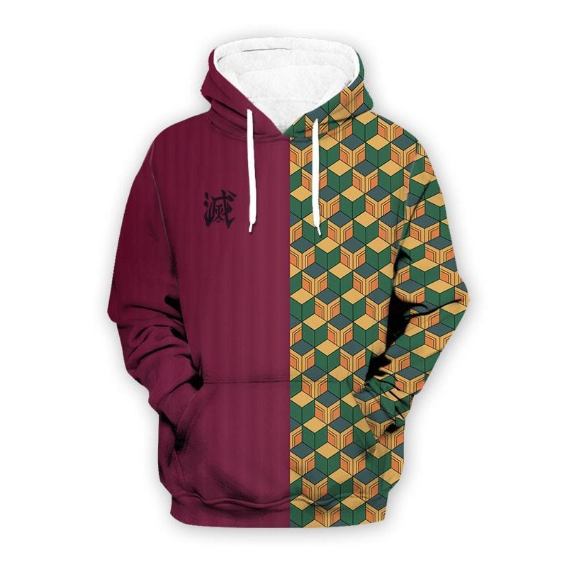 Tomioka Giyuu - Demon Slayer - Kimetsu No Yaiba 3D Pullover Hoodie V1