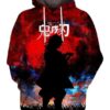 Tomioka Giyuu - Demon Slayer - Kimetsu No Yaiba 3D Pullover Hoodie V3
