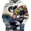 Tomioka Giyuu - Demon Slayer - Kimetsu No Yaiba 3D Pullover Hoodie V5