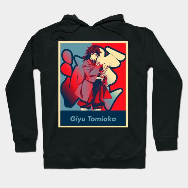 Tomioka Giyuu - Demon Slayer - Kimetsu No Yaiba Pullover Hoodie Sweatshirt V18