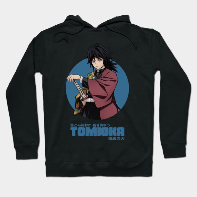 Tomioka Giyuu - Demon Slayer - Kimetsu No Yaiba Pullover Hoodie Sweatshirt V19