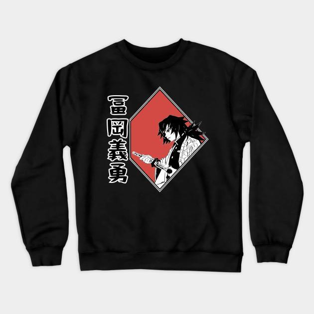 Tomioka Giyuu - Demon Slayer - Kimetsu No Yaiba Pullover Hoodie Sweatshirt V4 - Image 2