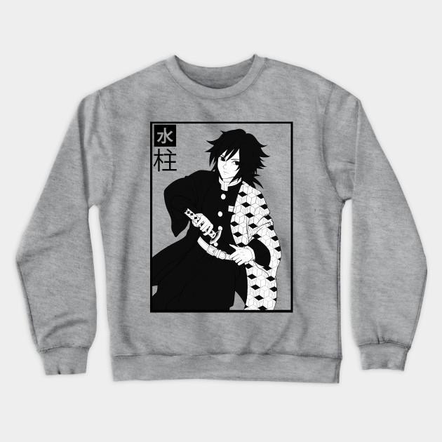 Tomioka Giyuu - Demon Slayer - Kimetsu No Yaiba Pullover Hoodie Sweatshirt V5 - Image 2