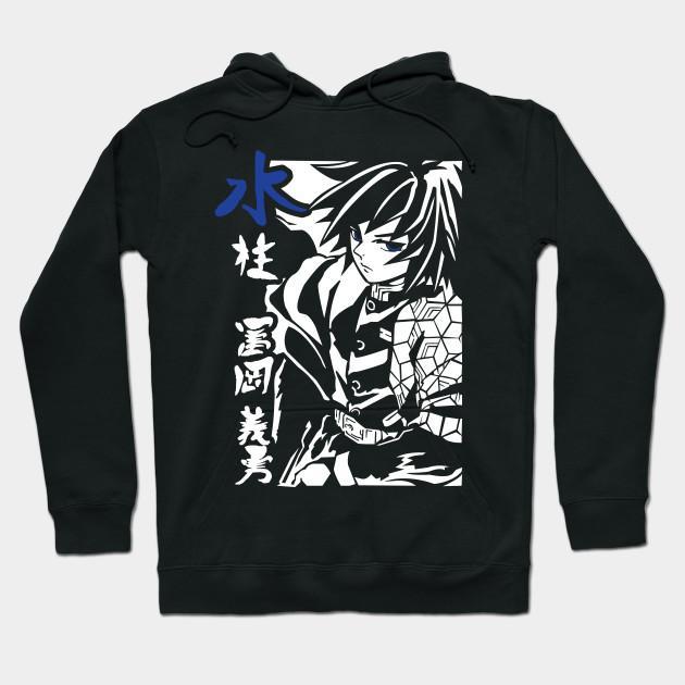 Tomioka Giyuu - Demon Slayer - Kimetsu No Yaiba Pullover Hoodie Sweatshirt V7
