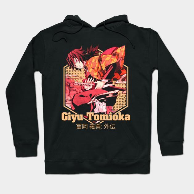 Tomioka Giyuu - Demon Slayer - Kimetsu No Yaiba Pullover Hoodie Sweatshirt V9