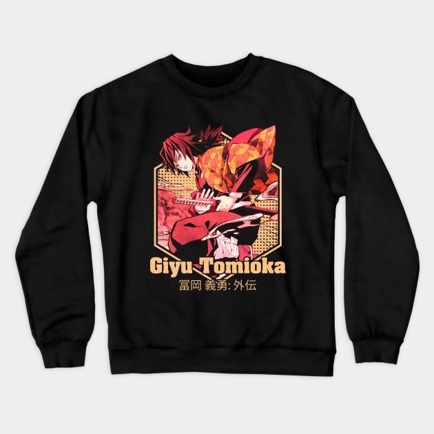 Tomioka Giyuu - Demon Slayer - Kimetsu No Yaiba Pullover Hoodie Sweatshirt V9 - Image 2