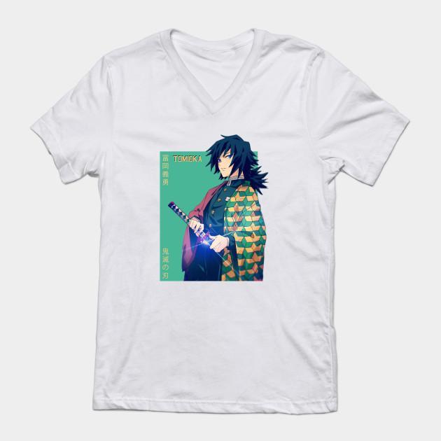 Tomioka Giyuu - Demon Slayer - Kimetsu No Yaiba T-Shirt V10 - Image 2
