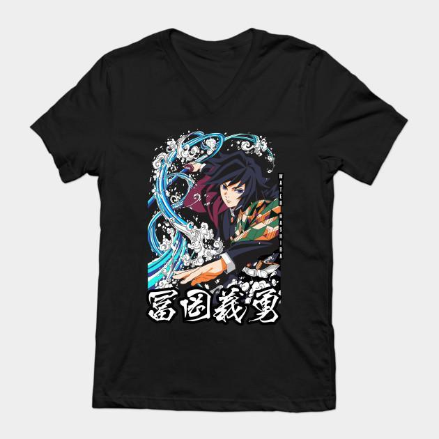 Tomioka Giyuu - Demon Slayer - Kimetsu No Yaiba T-Shirt V11 - Image 2