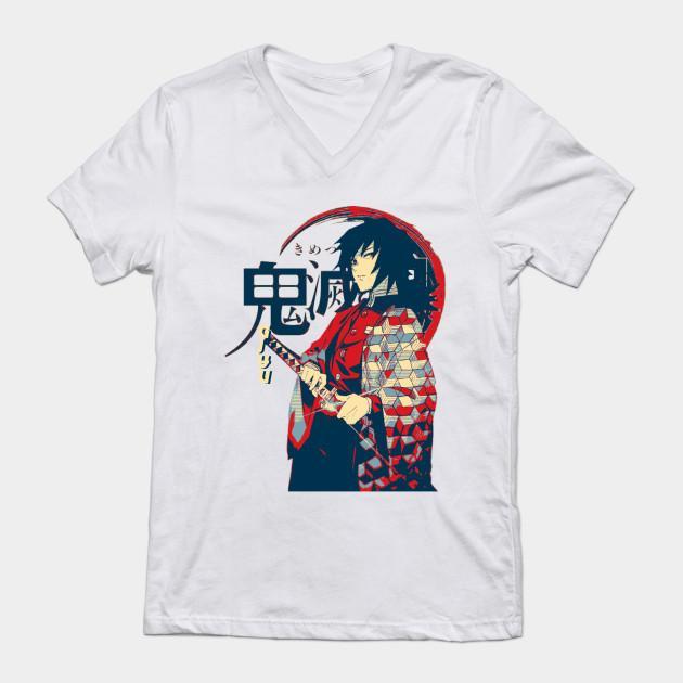 Tomioka Giyuu - Demon Slayer - Kimetsu No Yaiba T-Shirt V13 - Image 2