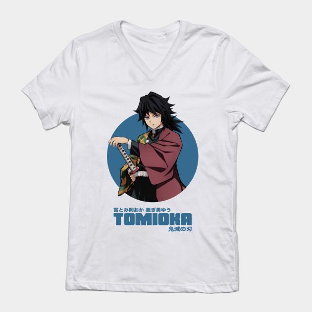 Tomioka Giyuu - Demon Slayer - Kimetsu No Yaiba T-Shirt V16 - Image 2