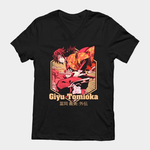 Tomioka Giyuu - Demon Slayer - Kimetsu No Yaiba T-Shirt V19 - Image 2