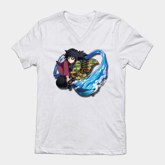 Tomioka Giyuu - Demon Slayer - Kimetsu No Yaiba T-Shirt V20 - Image 2