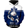 Toronto Maple Leafs Half Color Logo 3D Printed Pullover Hoodie