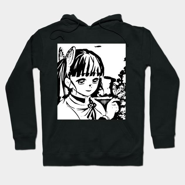 Tsuyuri Kanao - Demon Slayer - Kimetsu No Yaiba Pullover Hoodie Sweatshirt V3