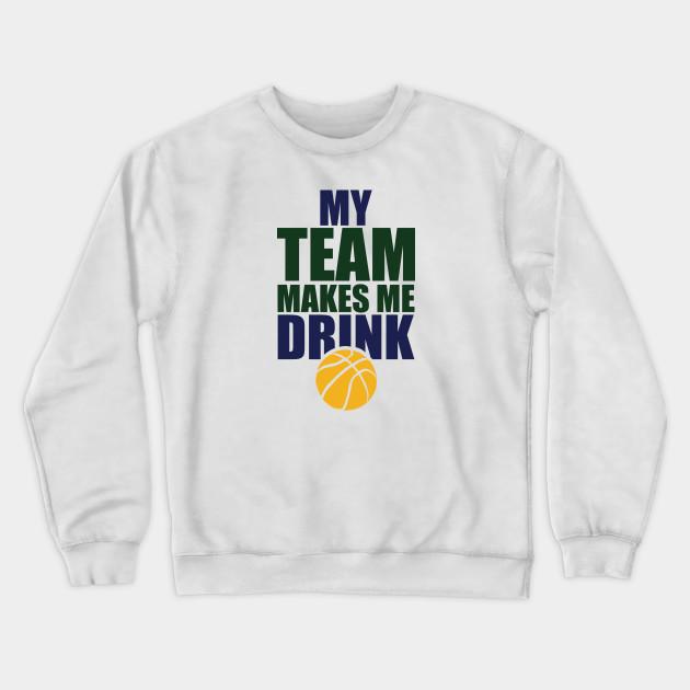 Utah Jazz Pullover Crewneck Sweatshirt V19 - Image 2