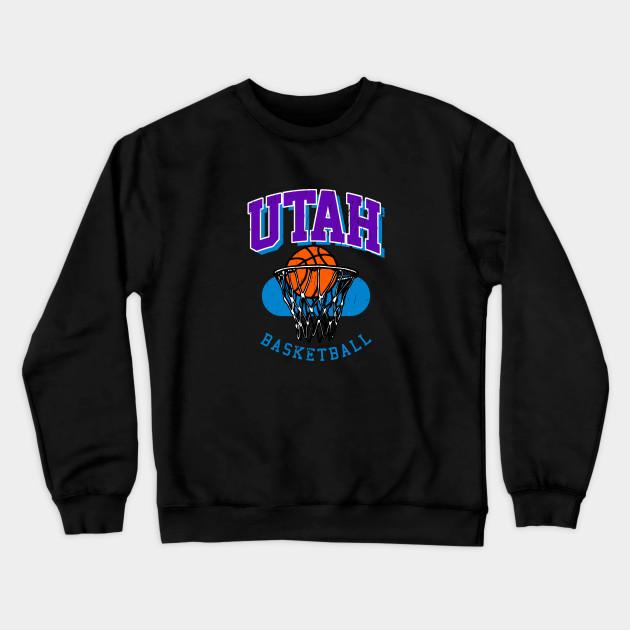 Utah Jazz Pullover Crewneck Sweatshirt V32