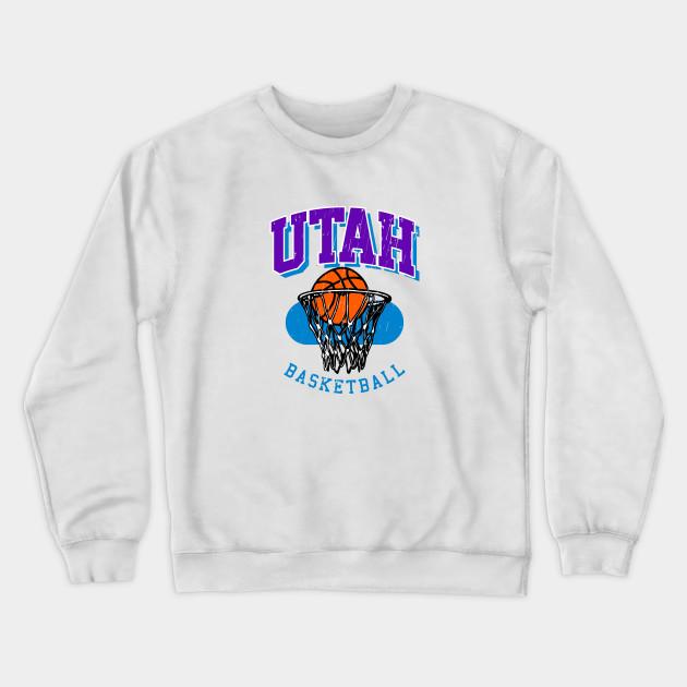 Utah Jazz Pullover Crewneck Sweatshirt V32 - Image 2